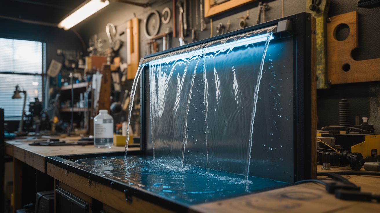 UV Reactive Water Wall