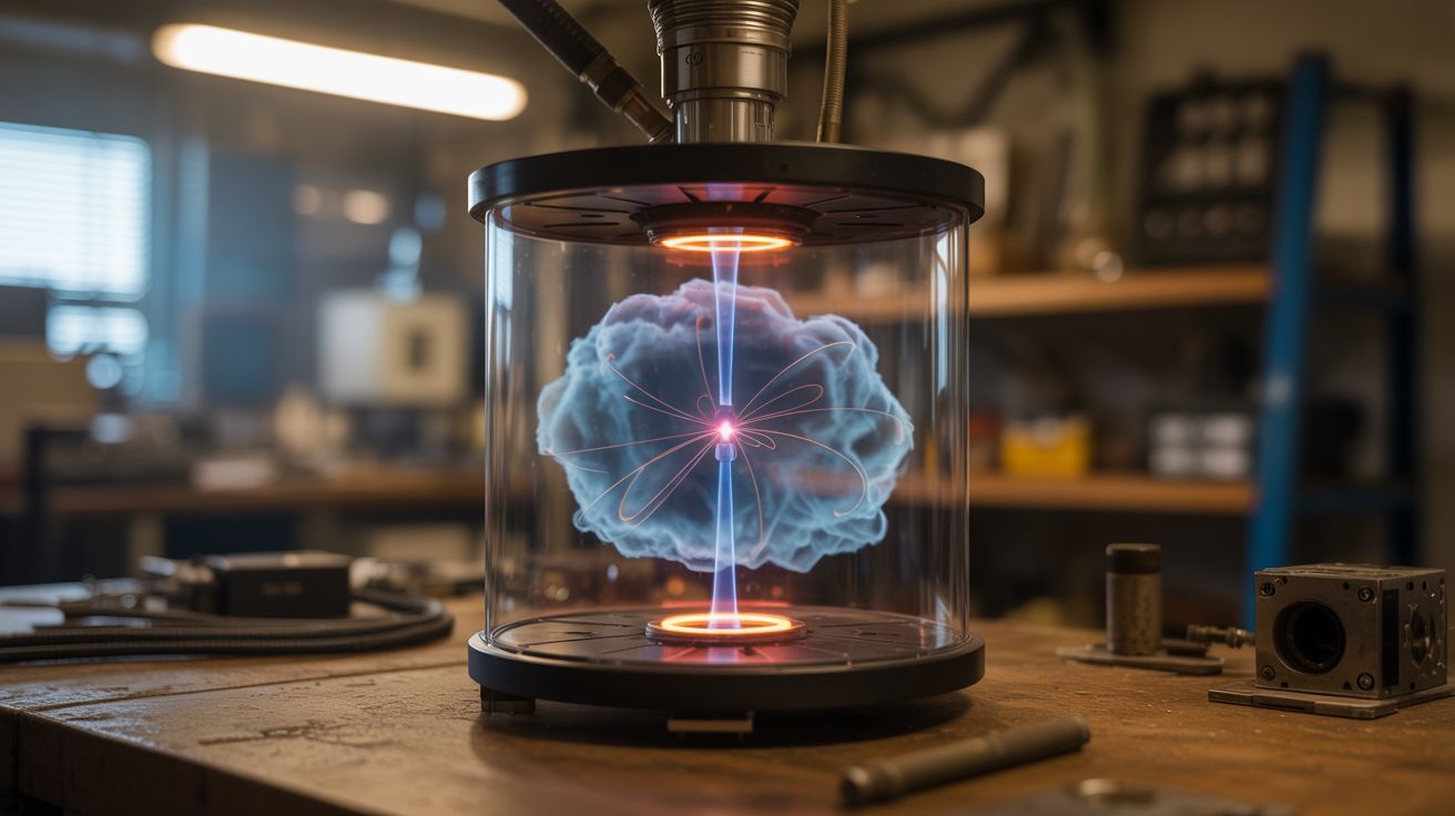 Vacuum Plasma Cloud Chamber