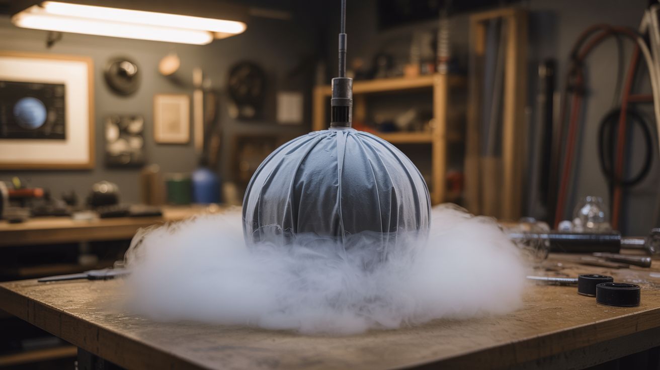 Dry Ice Comet Balls