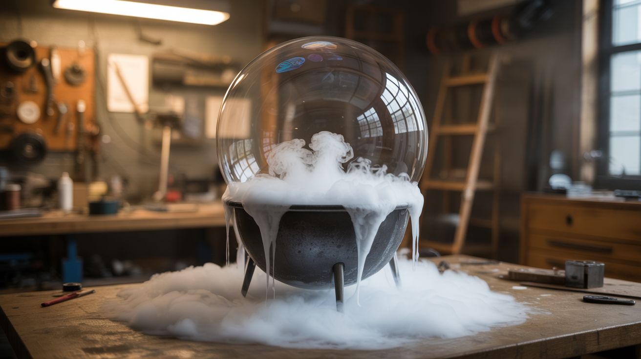Dry Ice Bubble Cauldron