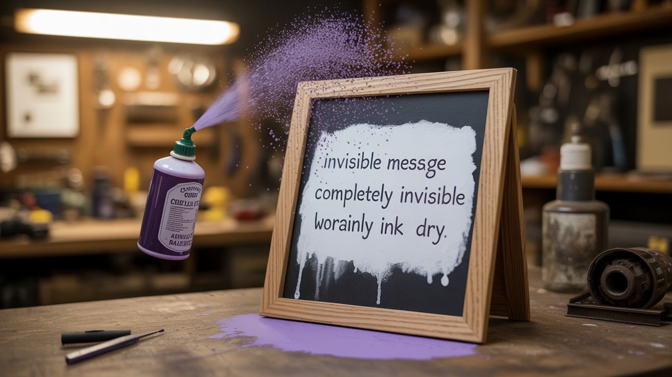 Invisible Ink Message Board
