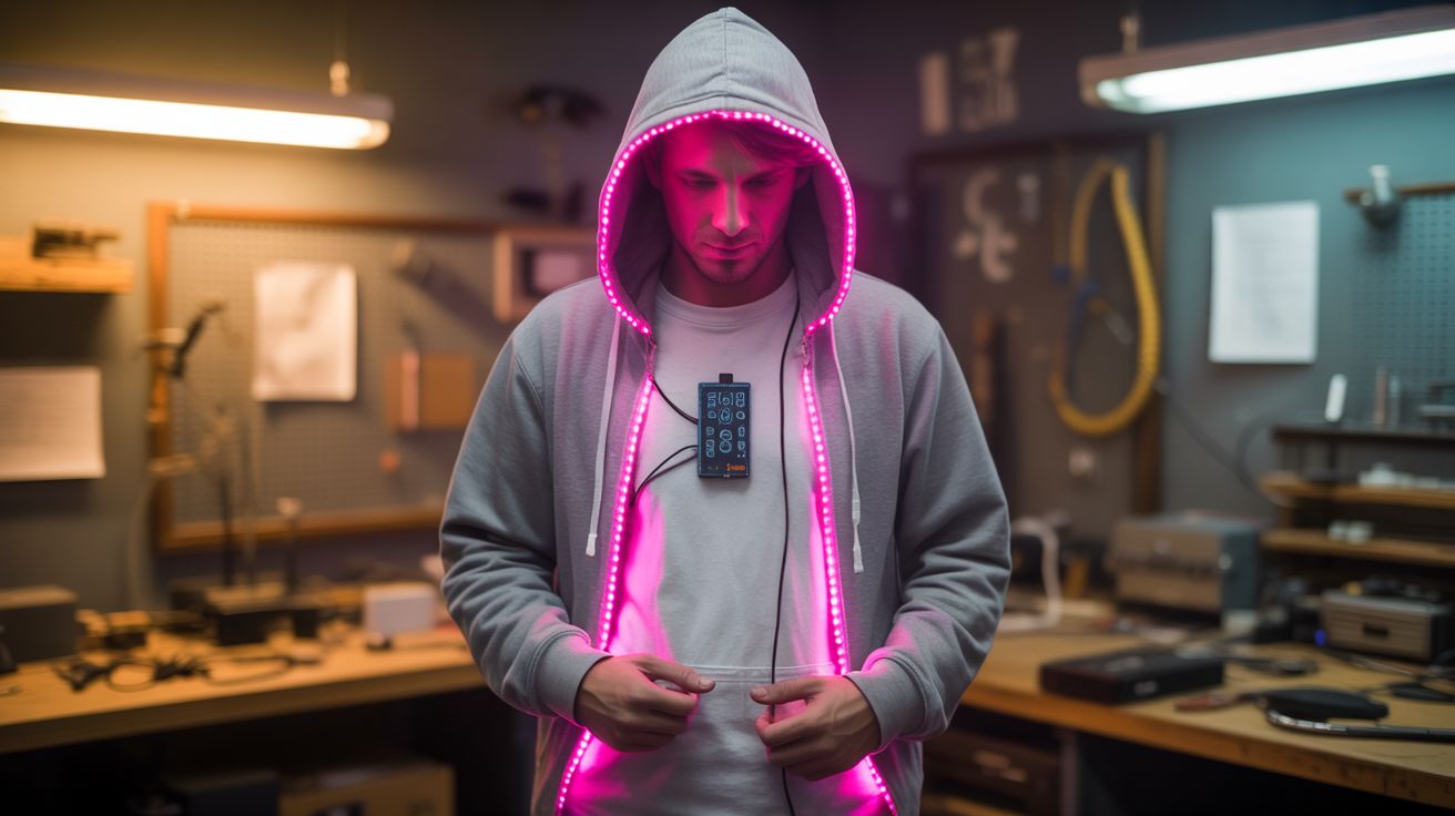 Sound-Reactive LED Jacket
