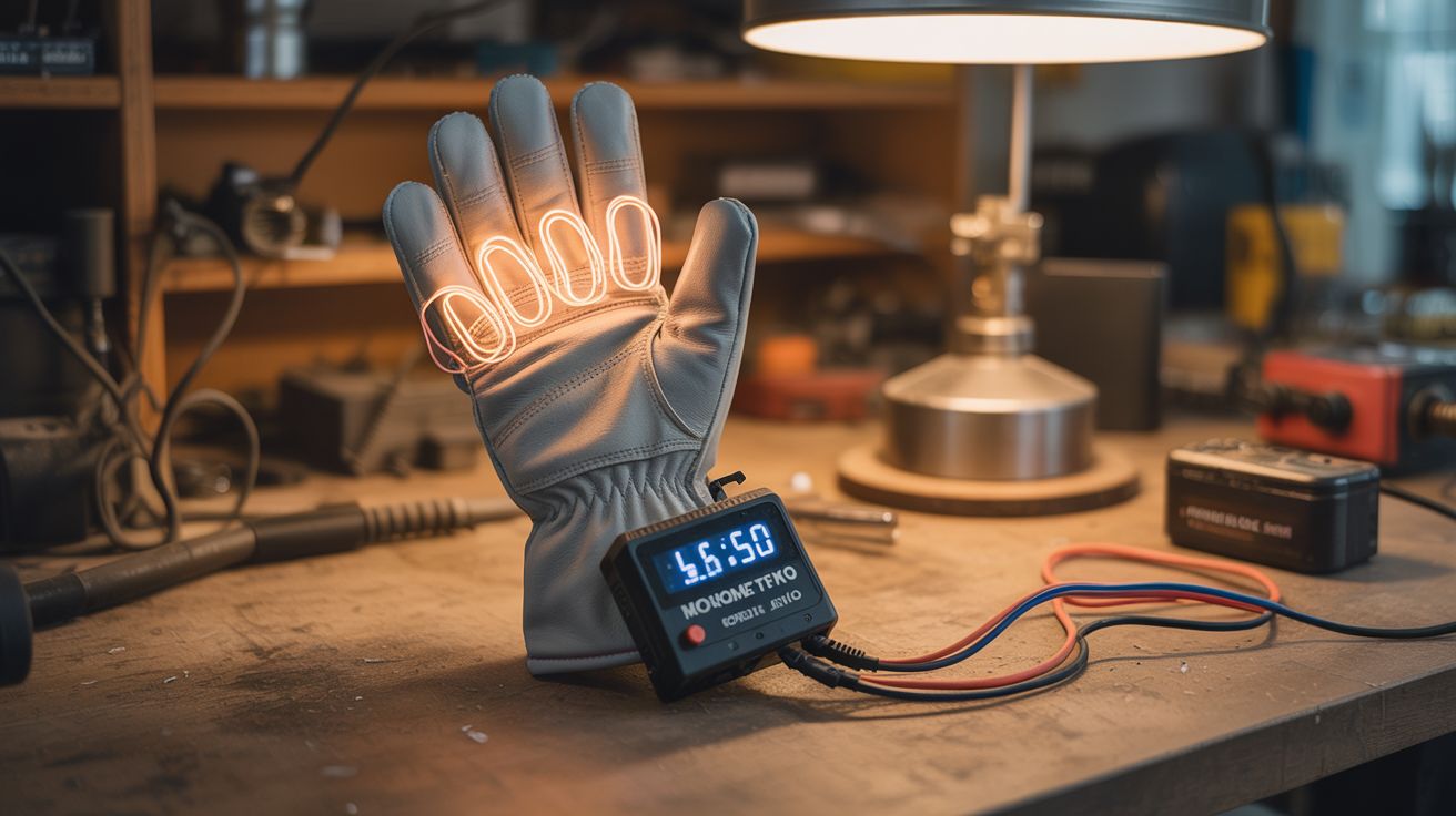 Nichrome Wire Heated Gloves
