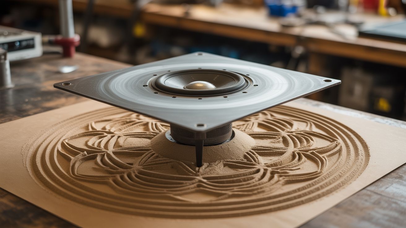 Chladni Plate Sand Visualizer