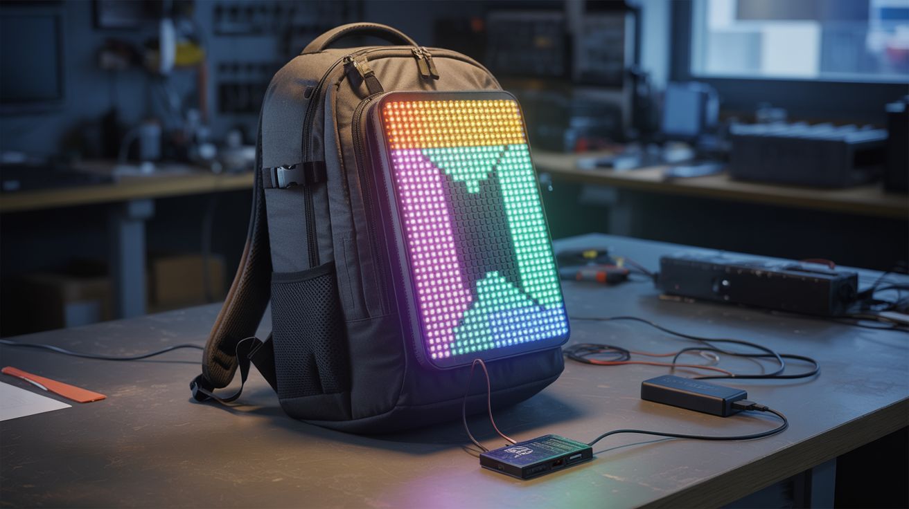 LED Matrix Backpack Display