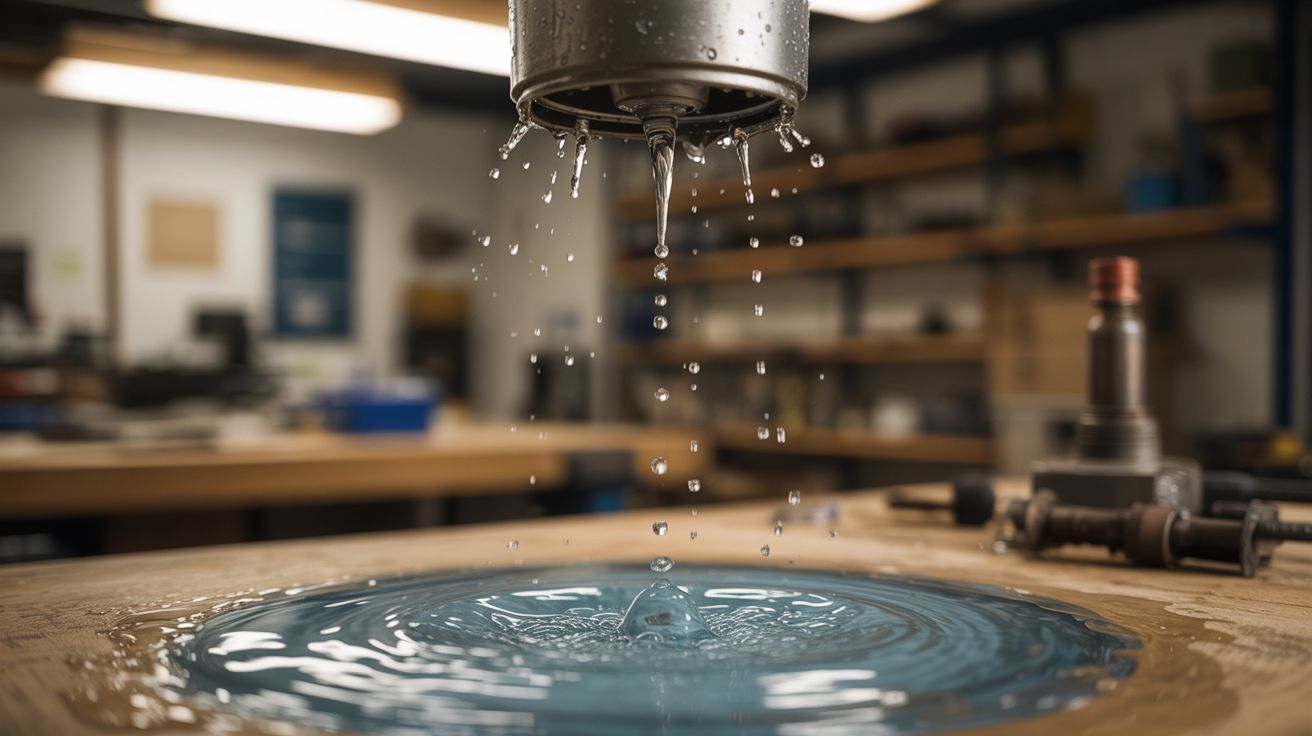 Water Droplet Time Fountain